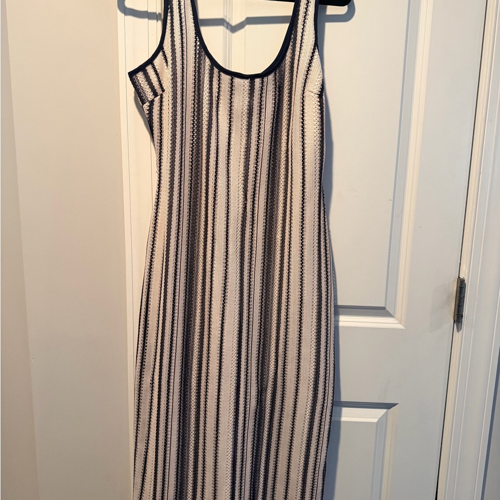 Sam Edelman Black and White Maxi Dress